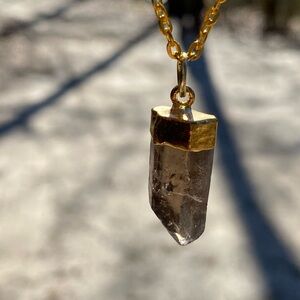 Smoky Quartz Pendant Necklace